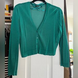 Ralph Lauren Mesh Cardigan Size Small